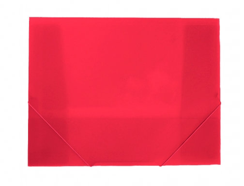 Carpeta Liderpapel portadocumentos polipropileno dinA4 rojo translucido lomo 50 mm 160045, imagen 3 mini