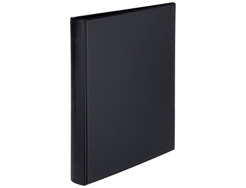 Carpeta Multifin alfa 3005-g 16 anillas 40 mm plastico folio negro 4013567, imagen 2 mini