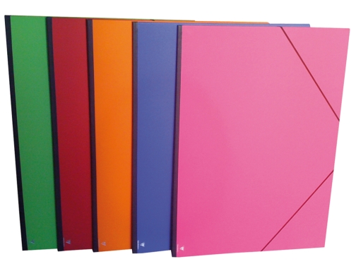 Carpeta planos Clairefontaine Din A3 con gomas carton gofrado colores surtidos 144701C, imagen 2 mini