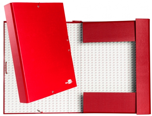 Carpeta proyectos Liderpapel folio lomo 50mm carton forradoroja 25285 , rojo, imagen 2 mini