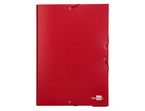 Carpeta proyectos Liderpapel folio lomo 50mm carton forradoroja 25285 , rojo, imagen 3 mini