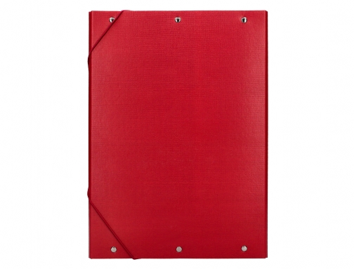 Carpeta proyectos Liderpapel folio lomo 50mm carton forradoroja 25285 , rojo, imagen 4 mini