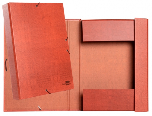Carpeta proyectos Liderpapel folio lomo 50mm carton forradocuero 25287, imagen 2 mini