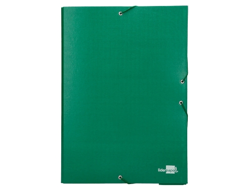 Carpeta proyectos Liderpapel folio lomo 70mm carton forradoverde 25289, imagen 3 mini