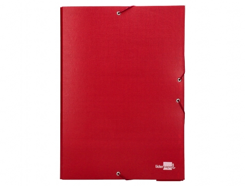 Carpeta proyectos Liderpapel folio lomo 70mm carton forradoroja 25290 , rojo, imagen 3 mini