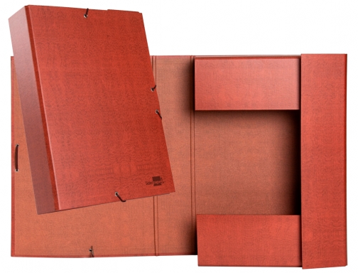 Carpeta proyectos Liderpapel folio lomo 70mm carton forradocuero 25292, imagen 2 mini