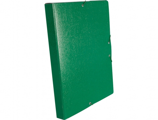 Carpeta proyectos Liderpapel folio lomo 30mm carton gofrado verde 37338, imagen 4 mini