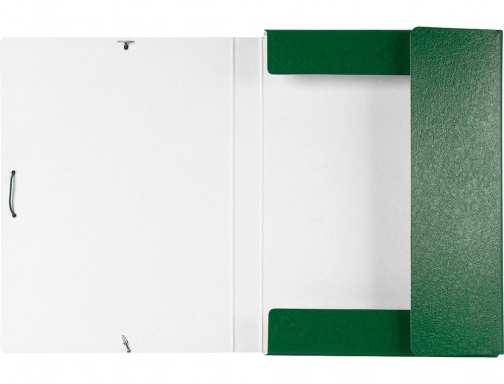Carpeta proyectos Liderpapel folio lomo 30mm carton gofrado verde 37338, imagen 5 mini