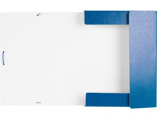 Carpeta proyectos Liderpapel folio lomo 50mm carton gofrado azul 37342, imagen 5 mini