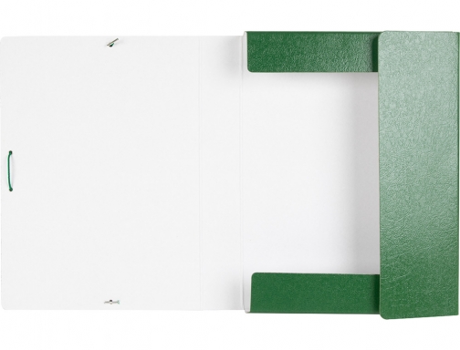 Carpeta proyectos Liderpapel folio lomo 50mm carton gofrado verde 37343, imagen 5 mini