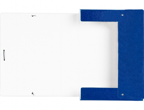 Carpeta proyectos Liderpapel folio lomo 70mm carton gofrado azul 37349, imagen 5 mini