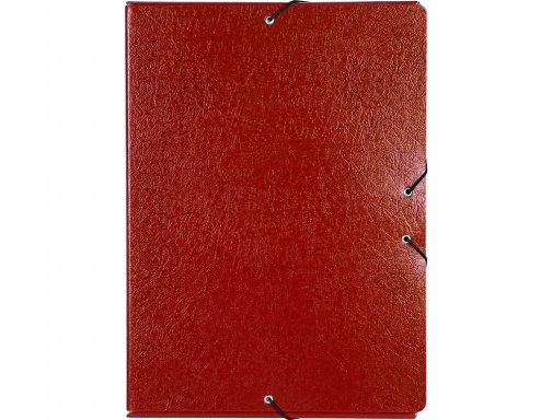 Carpeta proyectos Liderpapel folio lomo 70mm carton gofrado roja 37351 , rojo, imagen 2 mini
