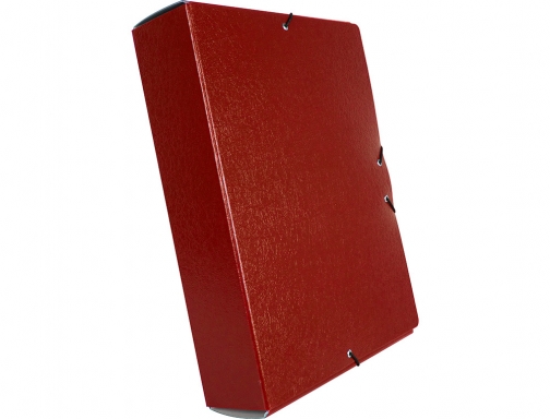 Carpeta proyectos Liderpapel folio lomo 70mm carton gofrado roja 37351 , rojo, imagen 4 mini
