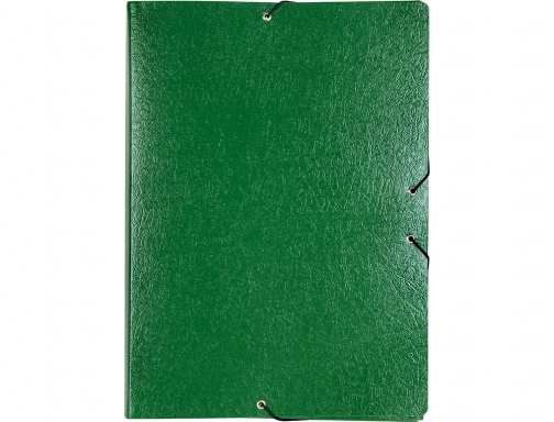 Carpeta proyectos Liderpapel folio lomo 90mm carton gofrado verde 37356, imagen 2 mini