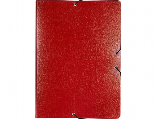 Carpeta proyectos Liderpapel folio lomo 90mm carton gofrado roja 37357 , rojo, imagen 2 mini
