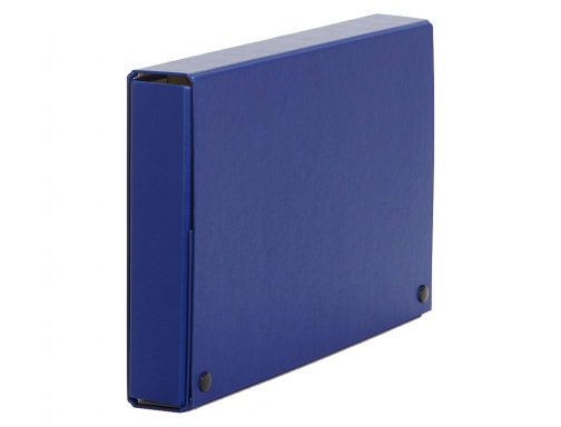Carpeta proyectos Pardo folio lomo 30 mm carton forrado azul con broche 963003, imagen 2 mini