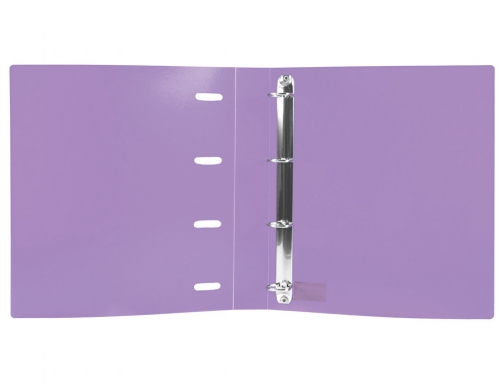 Carpeta con recambio Liderpapel A4 cuadro 5mm 100 hojas 80g polipropileno 4 160031 , lavanda, imagen 5 mini