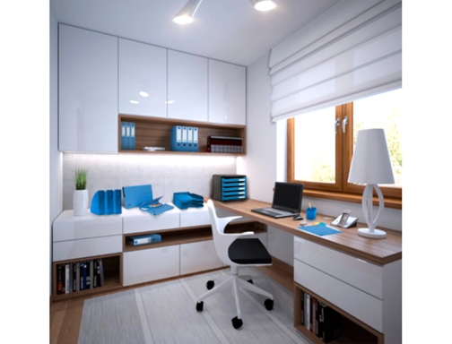 Fichero cajones sobremesa Exacompta bigbox clean safe 5 cajones azul 3097100D, imagen 4 mini