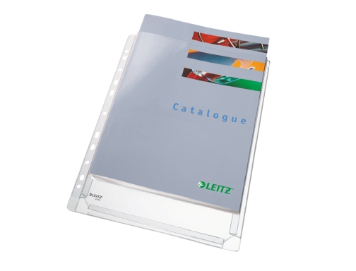 Funda multitaladro Esselte Din A4 pvc 170 mc con fuelle capacidad 200 47563003, imagen 2 mini