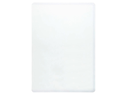 Funda portadocumento folio 90 micras pvc transparente Qconnect 1906, imagen 2 mini