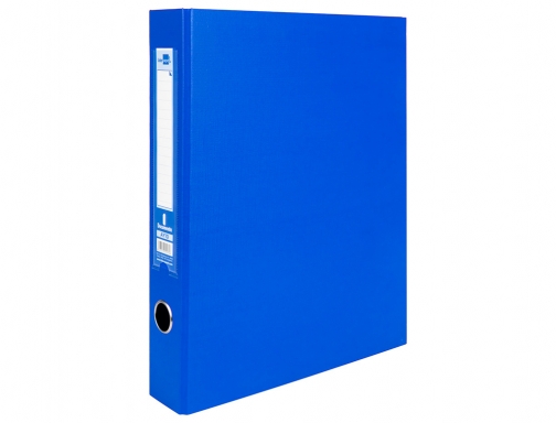 Modulo Liderpapel 3 archivadores folio 2 anillas mixtas 40mm azul 21151, imagen 4 mini