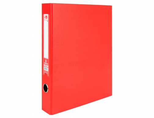 Modulo Liderpapel 3 archivadores folio 2 anillas mixtas 40mm rojo 21153, imagen 4 mini