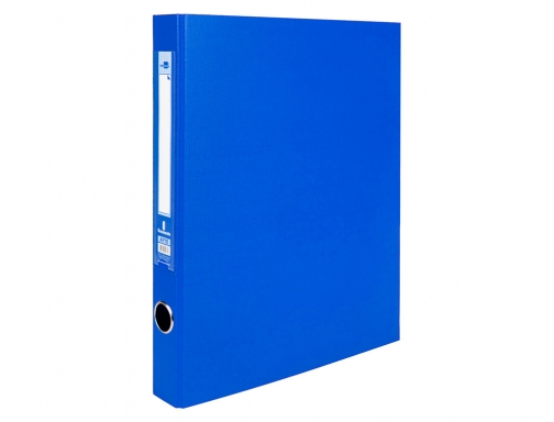 Modulo Liderpapel 4 archivadores folio 2 anillas mixtas 25mm azul 25069, imagen 4 mini