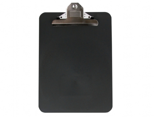 Portanotas Q-connect polipropileno negro Din A4 4 mm KF03300, imagen 3 mini