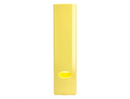 Revistero plastico Q-connect color amarillo pastel 320x250x80 mm KF17169, imagen 3 mini