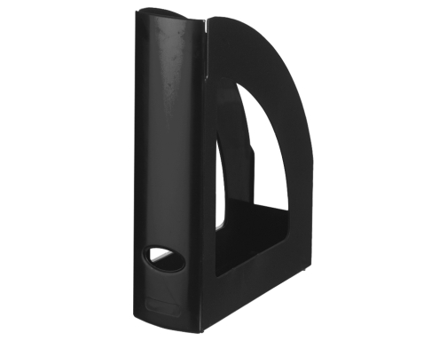 Revistero plastico Q-connect negro opaco KF04203, imagen 2 mini