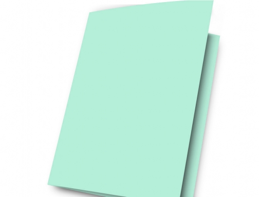 Subcarpeta cartulina Gio Din A4 verde pastel 180 g m2 400040509, imagen 3 mini