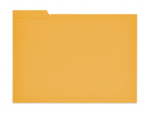 Subcarpeta cartulina Gio folio pestaa izquierda 250 g m2 amarillo 400040693, imagen 2 mini