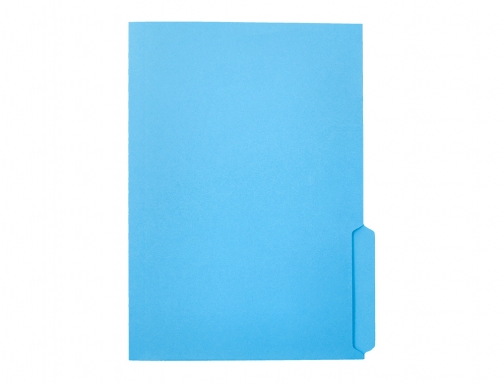 Subcarpeta cartulina Liderpapel folio pestaa inferior 240g m2 azul 166334 , celeste, imagen 3 mini