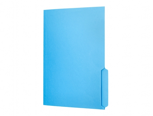 Subcarpeta cartulina Liderpapel folio pestaa inferior 240g m2 azul 166334 , celeste, imagen 4 mini