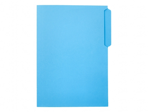 Subcarpeta cartulina Liderpapel folio pestaa superior 240g m2 azul 166335 , celeste, imagen 3 mini