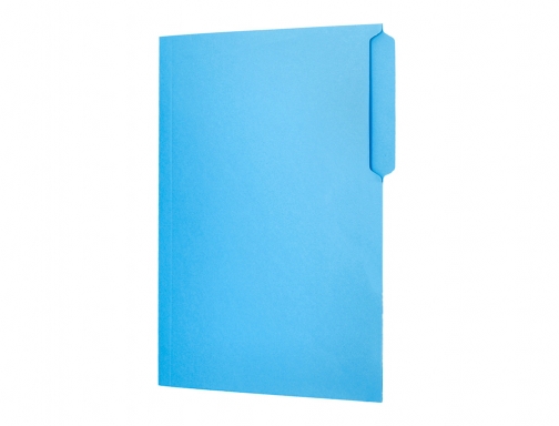 Subcarpeta cartulina Liderpapel folio pestaa superior 240g m2 azul 166335 , celeste, imagen 4 mini