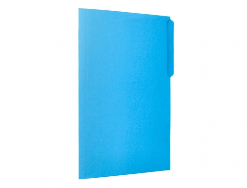 Subcarpeta cartulina Liderpapel folio pestaa superior 240g m2 azul 166335 , celeste, imagen 5 mini
