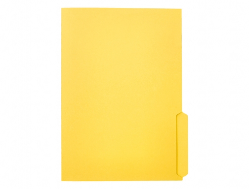 Subcarpeta cartulina Liderpapel folio pestaa inferior 240g m2 color amarillo 167196, imagen 4 mini