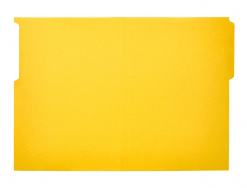 Subcarpeta cartulina Liderpapel folio pestaa superior 240g m2 color amarillo 167197, imagen 5 mini