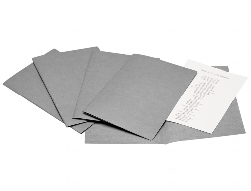 Subcarpeta Liderpapel A4 gris 180g m2 67868, imagen 2 mini