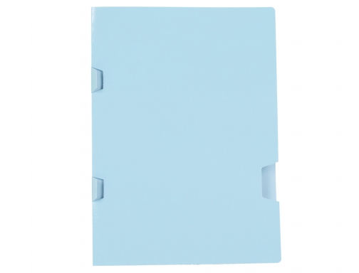 Subcarpeta Liderpapel folio azul tres ueros plastificada 160g m2 10740, imagen 2 mini