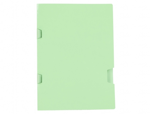 Subcarpeta Liderpapel folio verde tres ueros plastificada 160g m2 10741, imagen 2 mini