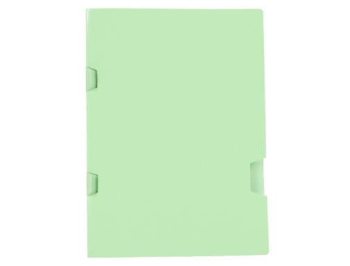 Subcarpeta Liderpapel folio verde tres ueros plastificada 160g m2 10741, imagen 2 mini