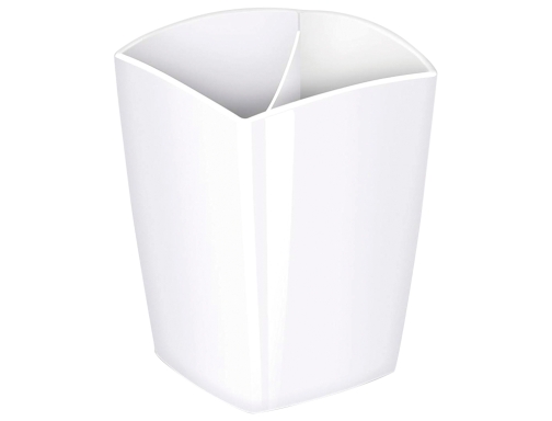 Cubilete portalapices Cep blanco opaco plastico magnetico 78x74x95 mm 1005310021, imagen 2 mini