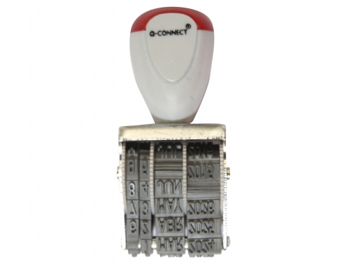 Fechador Q-connect con banda incluida dia-mes-ao 5mm KF22371, imagen 2 mini