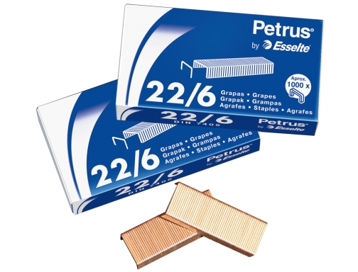 Grapas Petrus n 26 6 caja de 5000 unidades 55712, imagen 2 mini