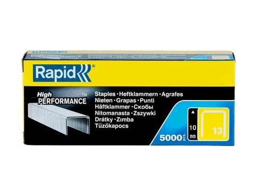 Grapas Rapid 13 10 mm galvanizada caja de 5000 unidades 11840600, imagen 2 mini