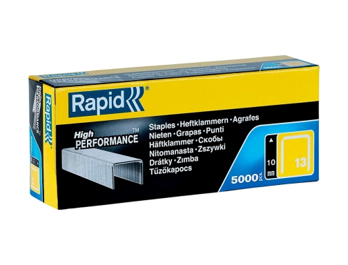 Grapas Rapid 13 10 mm galvanizada caja de 5000 unidades 11840600, imagen 3 mini