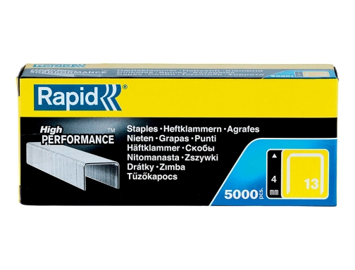 Grapas Rapid 13 4 mm galvanizada caja de 5000 unidades 11825700, imagen 3 mini