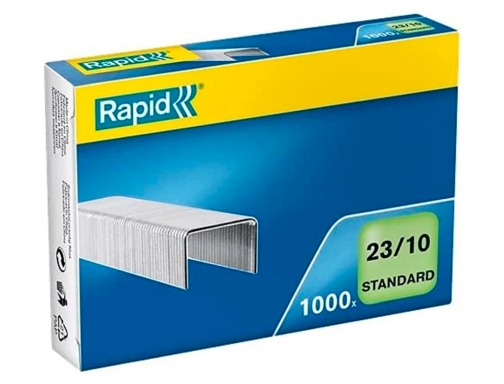 Grapas Rapid 23 10 mm galvanizada caja de 1000 unidades 24869300, imagen 2 mini